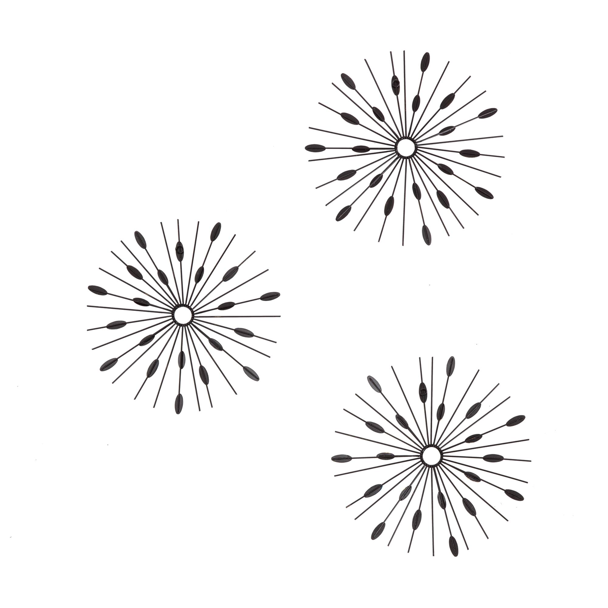 Habitat Decor Starburst Metal Wall Art Set